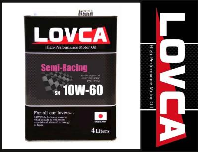10W-60 SEMI-RACING LOVCA エンジンオイル SP | 20L ○送料無料○LOVCA 20L