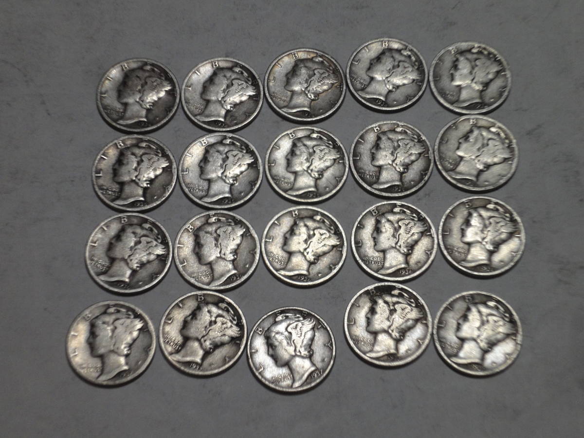 0 | Mercury eBay sale for (1916-1945) Dimes Year Silver Dime Coin 