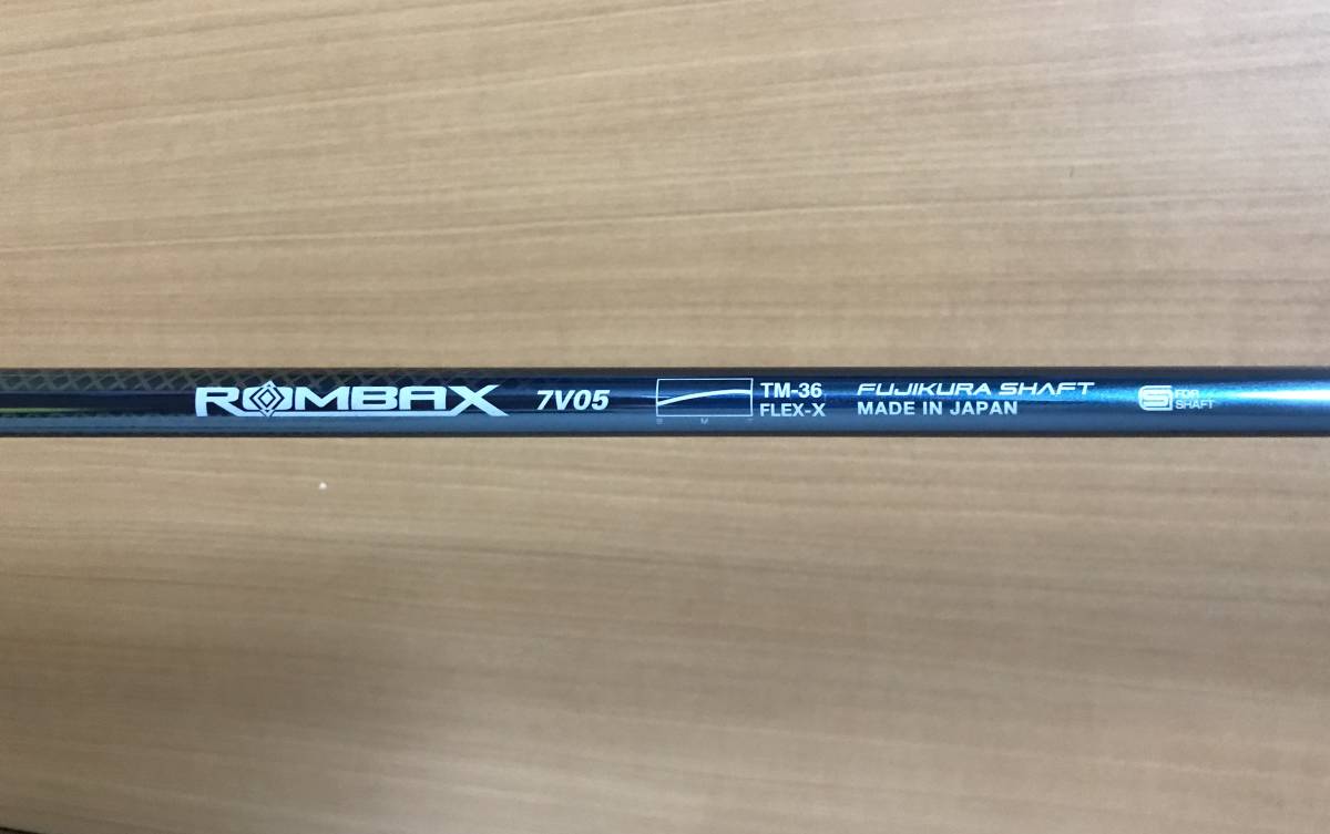【定番人気，新作登場】 ROMBAX 7V05 X. 43.70インチ テーラーメードSIMシリーズま 対応スリーブ付き(フジクラシャフト)｜売買されたオークション情報、yahooの商品情報をアーカイブ公開 - オークファン 部品