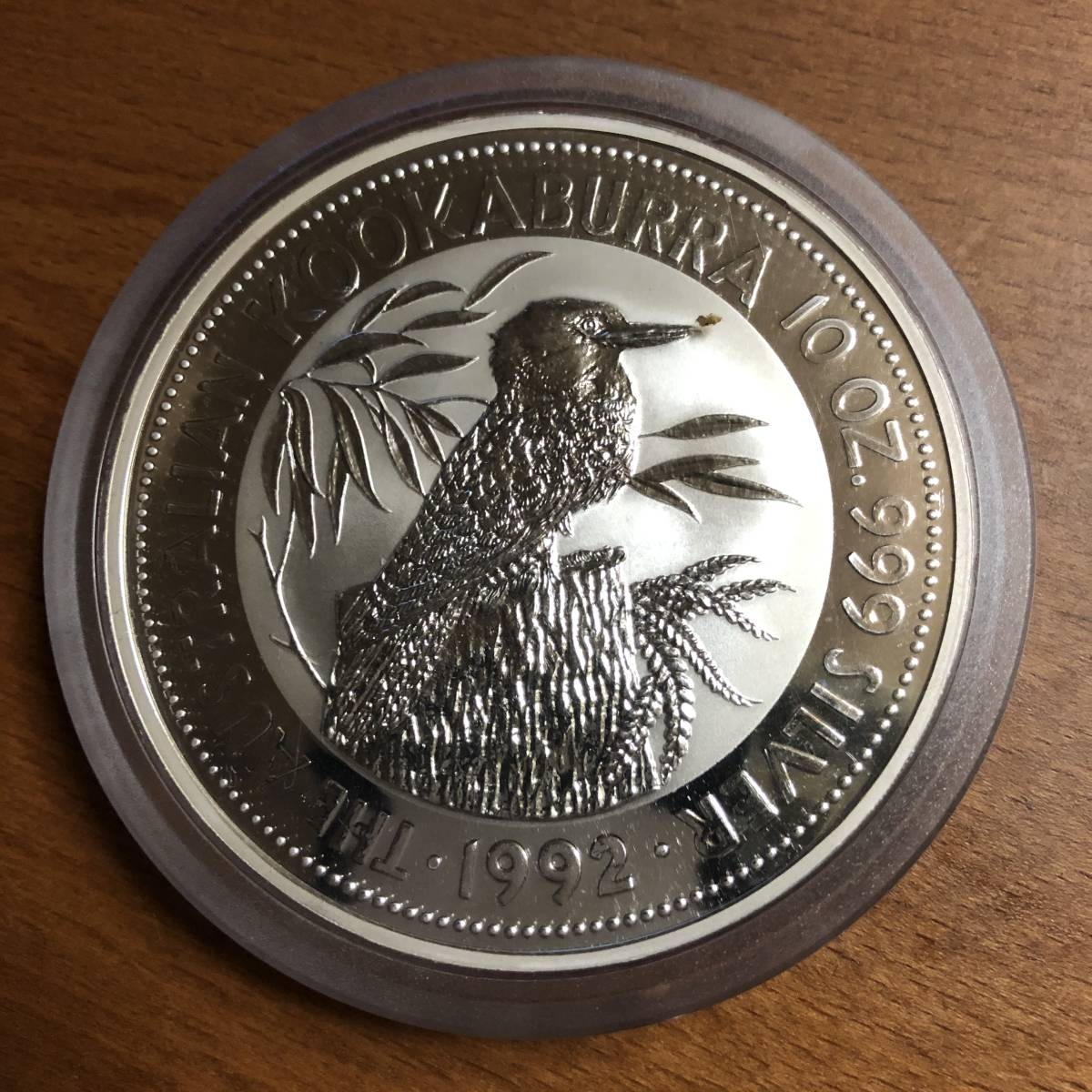 オーストラリア 1992年 銀貨 ワライカワセミ 1kg カワセミ 純銀貨