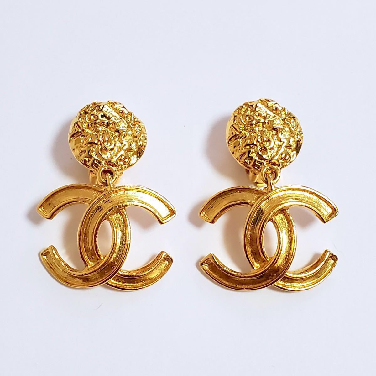 CHANEL シャネルイヤリング ココマーク ゴールド Vintage 正規品