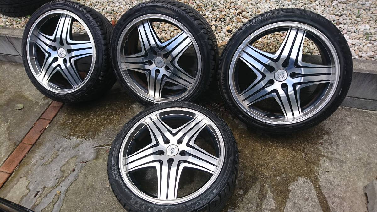 新品19インチタイヤホイールセット225/40ZR19 クラウン、カムリ 【公式