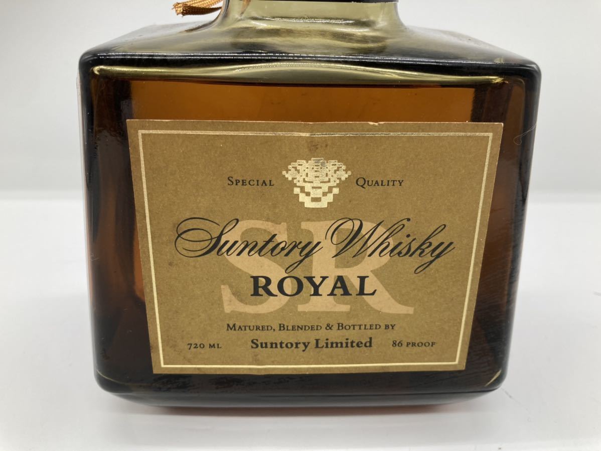 古酒 未開栓 SUNTORY ROYAL SRラベル サントリー ローヤル ウィスキー