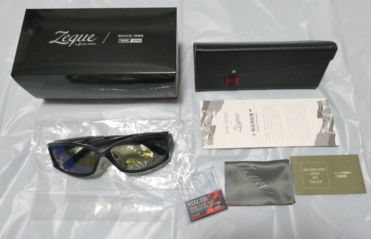 得価，新作登場 送料０円 試着のみ新同品 偏光グラス Zeque ZEAL オプティクス STELTH ステルス F-1806 トゥルービュースポーツ&times;ブルーミラー TALEX(アクセサリー)｜売買されたオークション情報、yahooの商品情 アクセサリー
