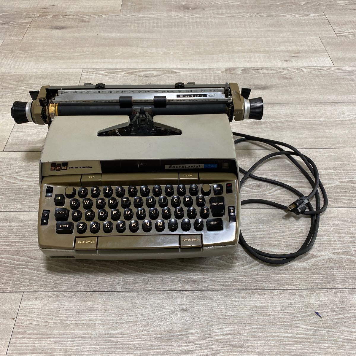 0 コロナ スミス Smith Corona ELECTRIC Manual Typewriter タイプ 