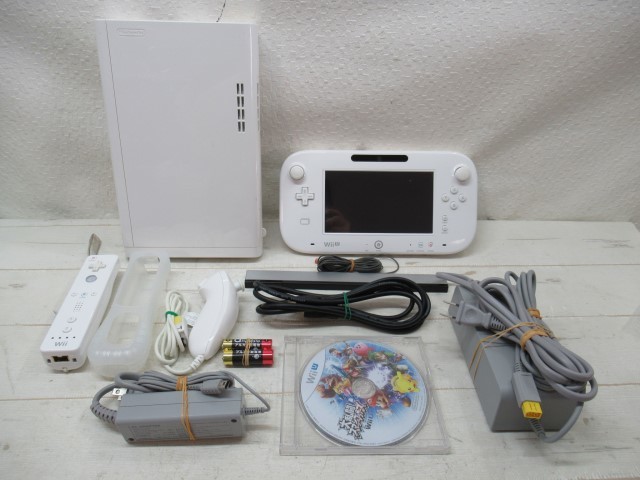  32GB/Wii Uセット NINTENDO WUP-101 WUP-010 ゲーム機器 ホワイト ゲームパッド/アダプター/ソフト/ケーブル付 任天堂 18371(Wii U本体)｜売買されたオークション情報、yahooの商品情報をアーカイブ公開 - Wii U本体