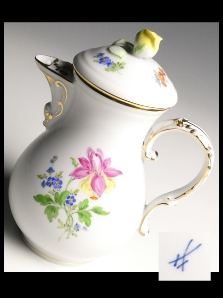 マイセン フラワーブーケ Meissen Meissen(マイセン 蓋付きシュガー