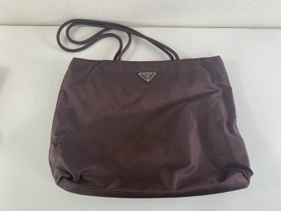 ◇Y2045 PRADA プラダ ナイロン キルティング チェーン ショルダー バッグ