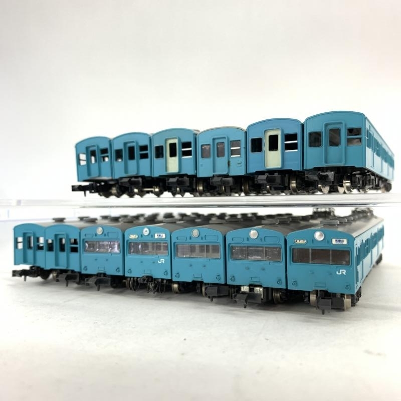 HOゲージ クモハ 103系通勤電車 103-152 ブルー 箱有2両セット 7-15＊Nゲージ 103系 通勤形電車 スカイブルー モハ102 サハ103 クハ