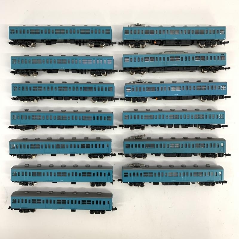 7-15＊Nゲージ 103系 通勤形電車 スカイブルー モハ102 サハ103 クハ