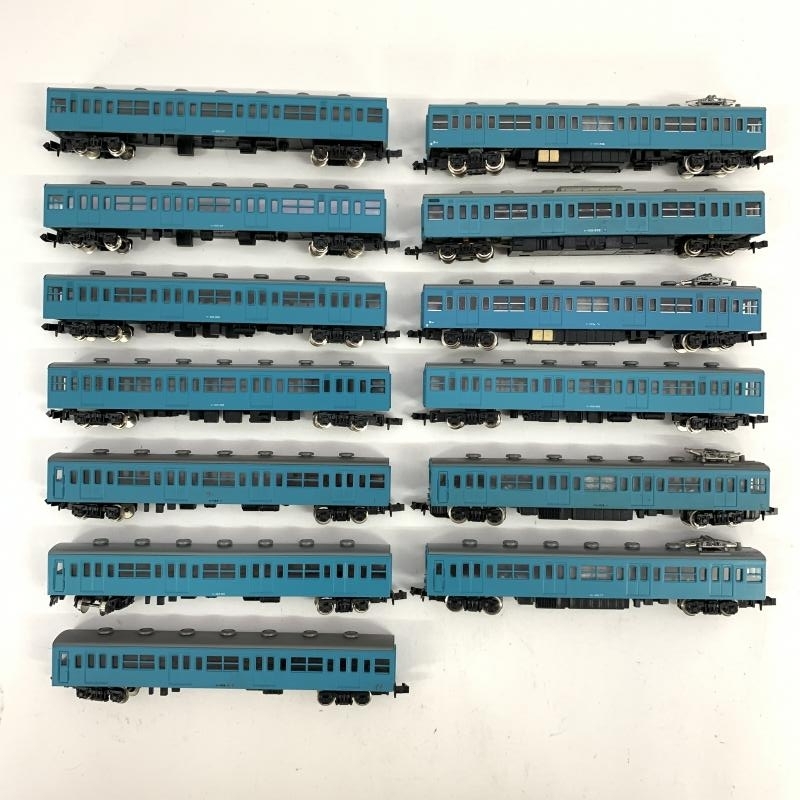 7-15＊Nゲージ 103系 通勤形電車 スカイブルー モハ102 サハ103 クハ