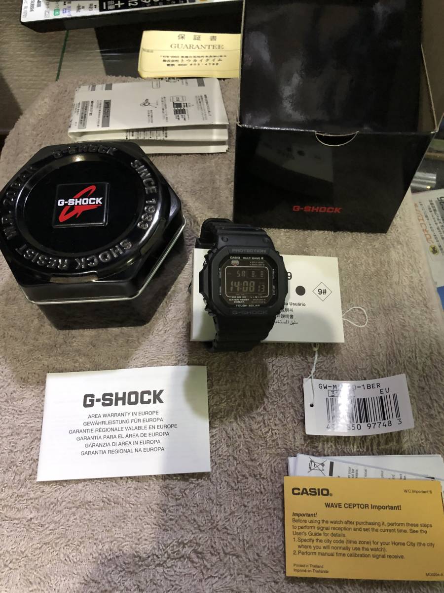  CASIO G-SHOCK GW-M5610-1BER(G-SHOCK)｜売買されたオークション情報、yahooの商品情報をアーカイブ公開 - オークファン G-SHOCK