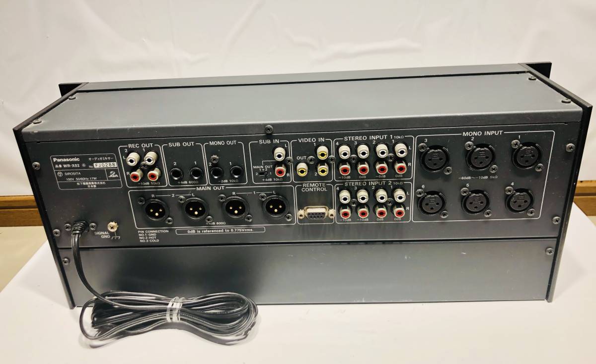 R5303C【USED】Panasonic WR-X02 オーディオミキサー RAMSA Audio