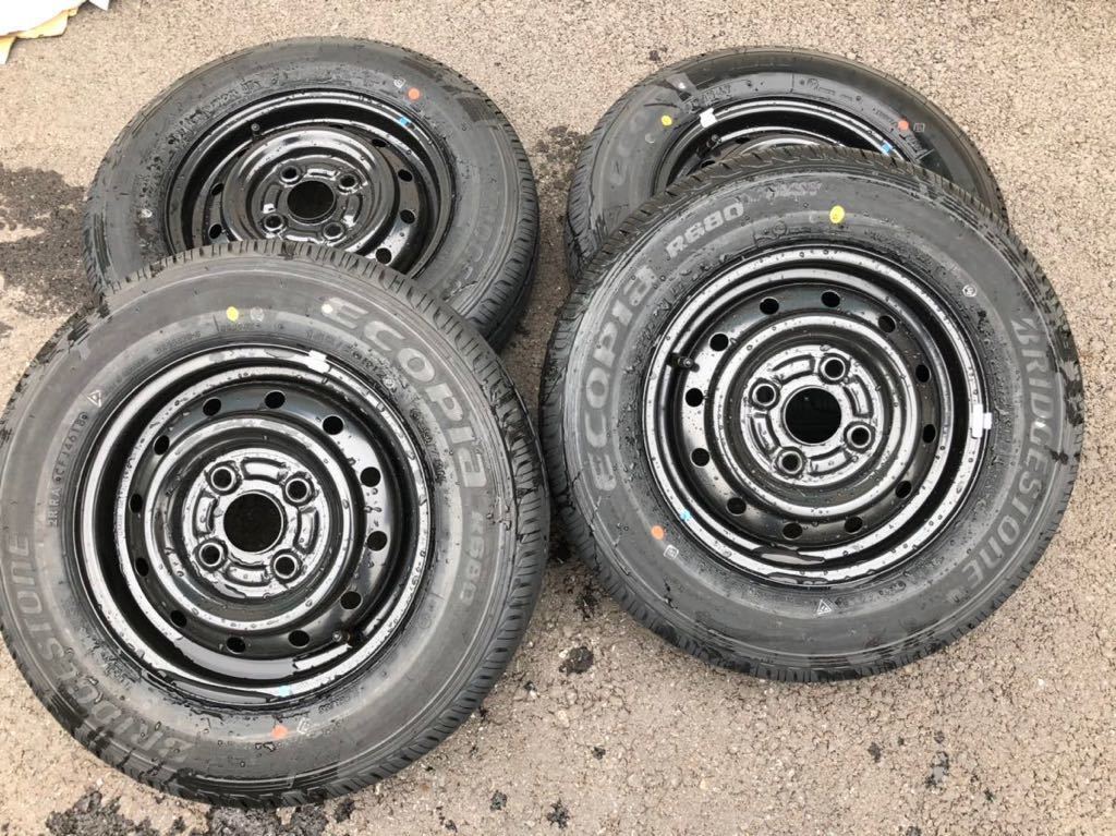 スズキ エブリイ 純正タイヤホイール4本 新車外し 驚きの破格値，大得