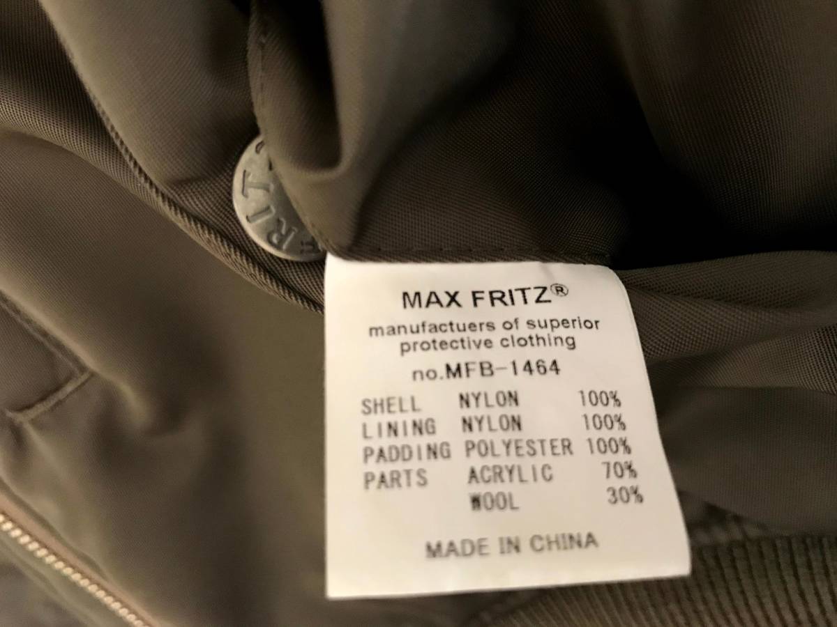 美品 Max Fritz リバーシブル MA1タイプMFB-1464 サイズ46 - メルカリ