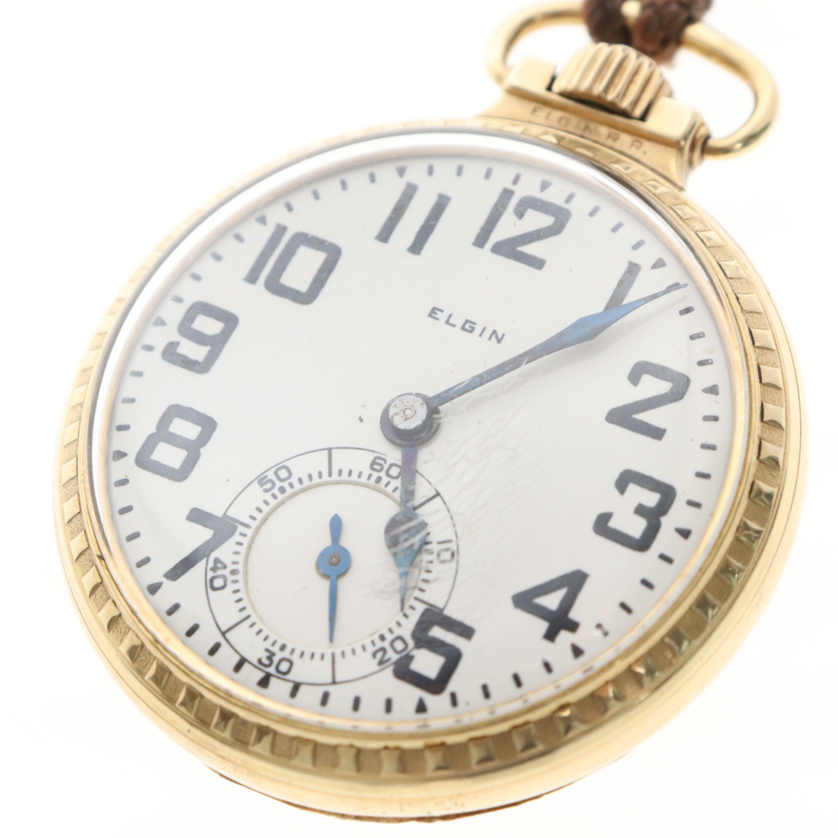 ホワイト文字盤 ELGIN 懐中時計 エルジンのアンティーク懐中時計 公式 