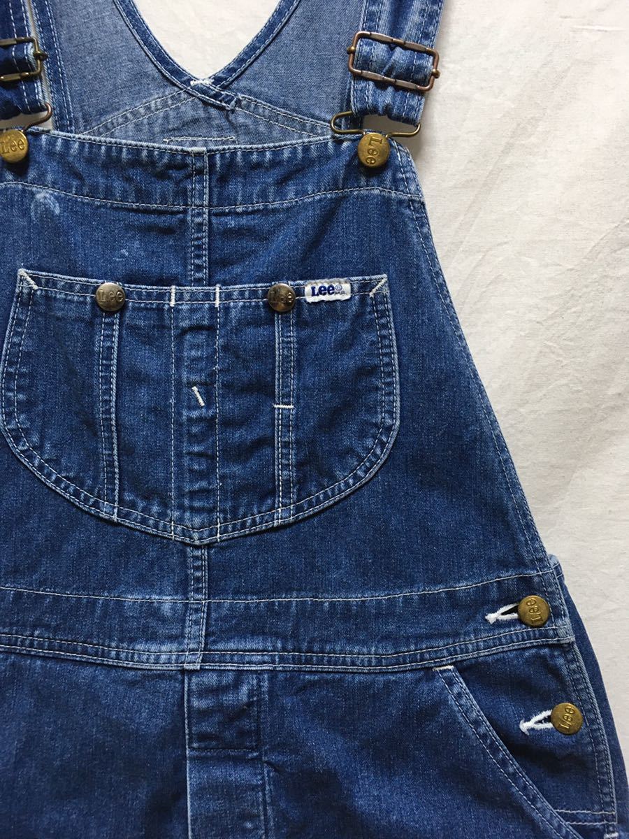 Lee リー デニム オーバーオール メンズ Leeリー ロゴワッペン