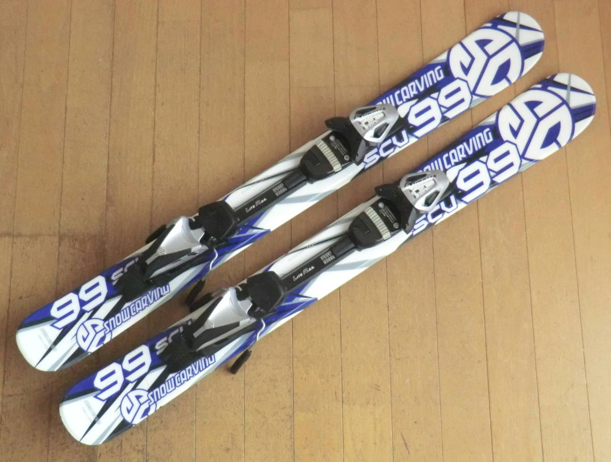 ■■送料無料■CARVING■ショートスキー■99cm■調整ビン付■■ 当店一番人気】 □□送料無料□即決□SNOWCARVING□SCV 99□ショート