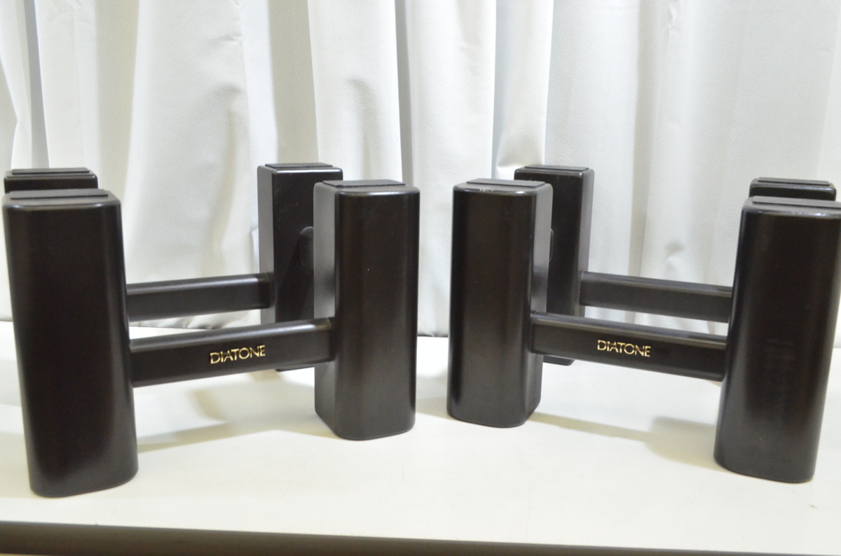 中古☆DIATONE スピーカースタンド DK-10 ペア 木製 ダイヤトーン