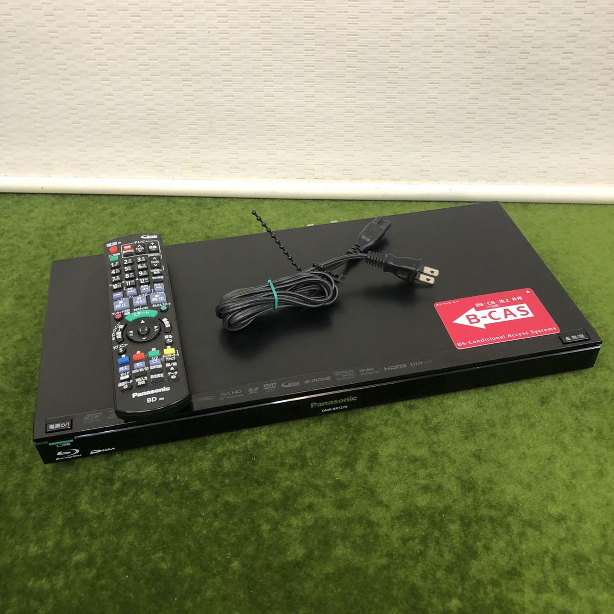 動作確認済 Panasonic/パナソニック ブルーレイレコーダー DMR-BRT220