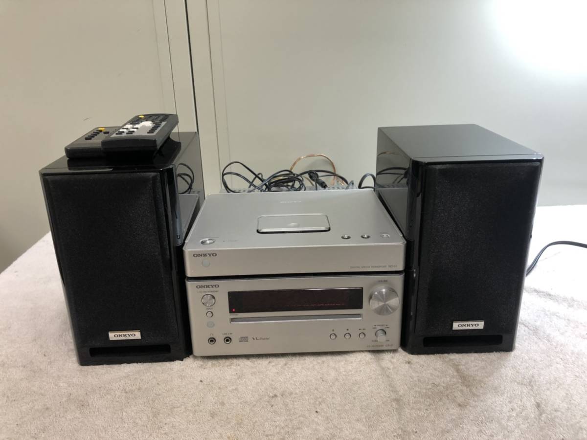 中古値段 （87）ONKYO CDレシーバー CR-S1 / スピーカー D-S9