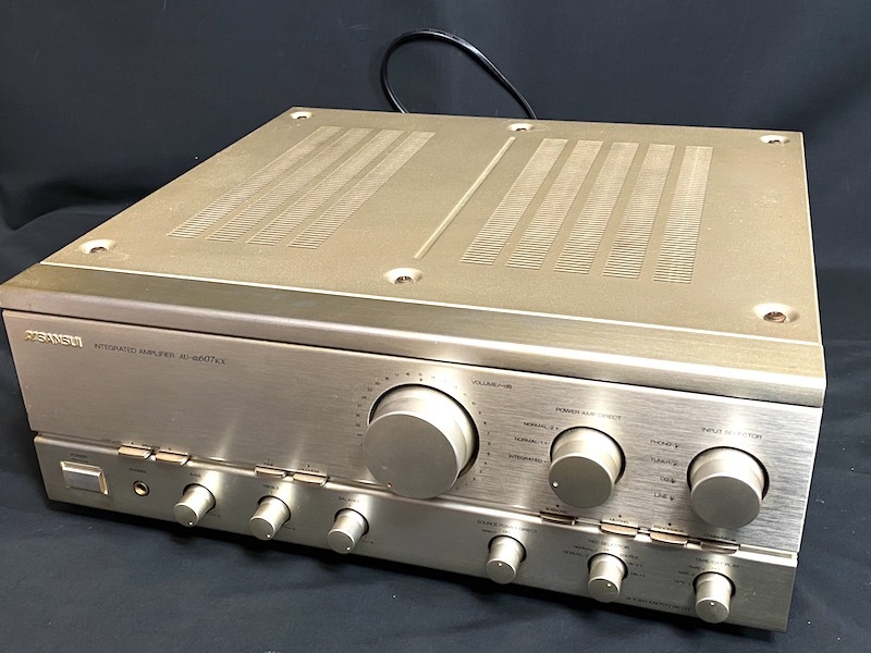 1円～SANSUI / サンスイ プリメインアンプ AU-α607KX シャンパン