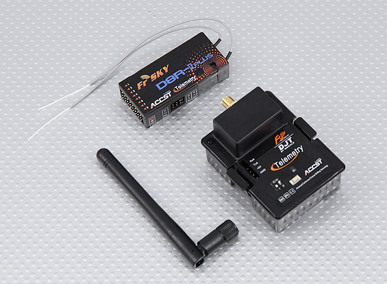 Frsky JR用 DJTテレメトリ対応モジュールとD8R-II Plusセット FrSky Module Telemetry For 2.4ghz RX