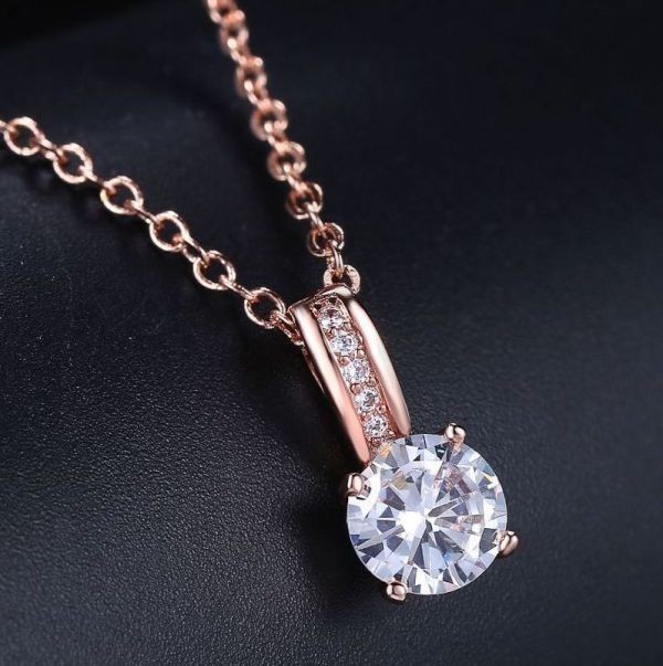 感謝SALE 1円～ 永遠の輝き ☆豪華絢爛☆ 6連 ダイヤモンドペンダント 3ct 18K 送料無料_2