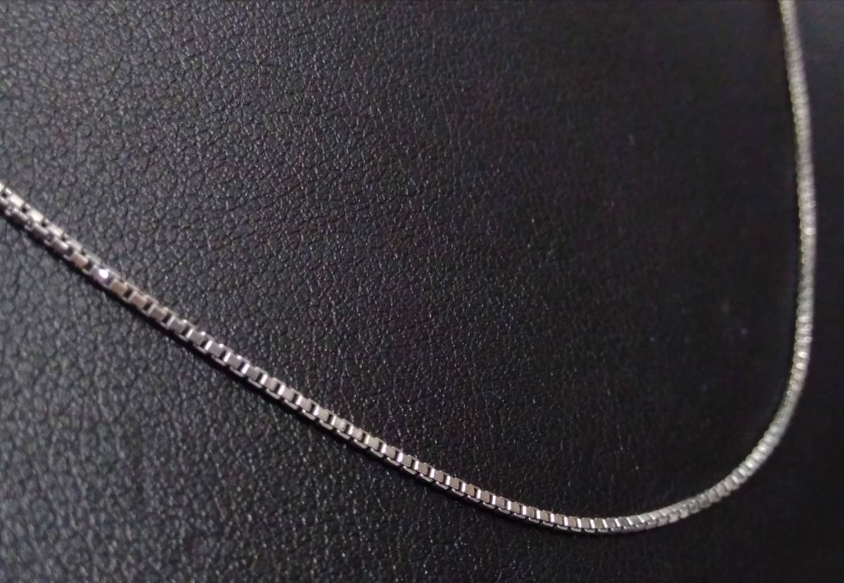 Pt850 ネックレス 44cm 4.1g ベネチアンチェーン