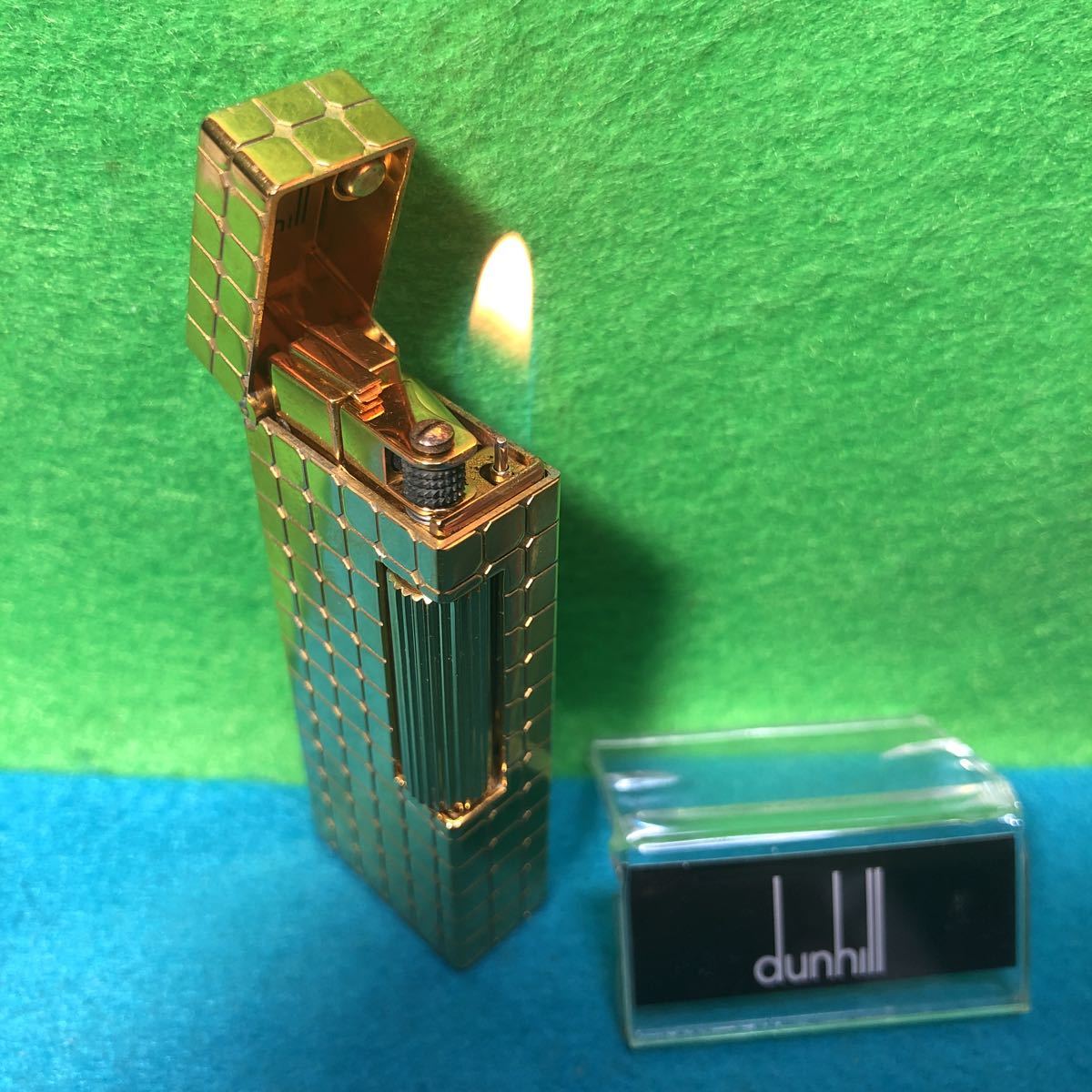 【お買い得，品質保証】 ダンヒルライター／Ｄ４５７／ ／オーバーホール／ゴールド／キューブ／鏡面／レストア(ダンヒル)｜売買されたオークション情報、yahooの商品情報をアーカイブ公開 - オークファン ダンヒル