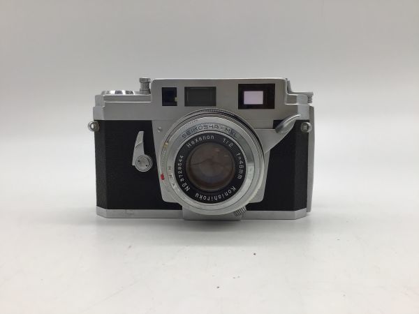0803-064K④4621 konica コニカ ⅢA 3A フィルムカメラ 1:2 f=48mm