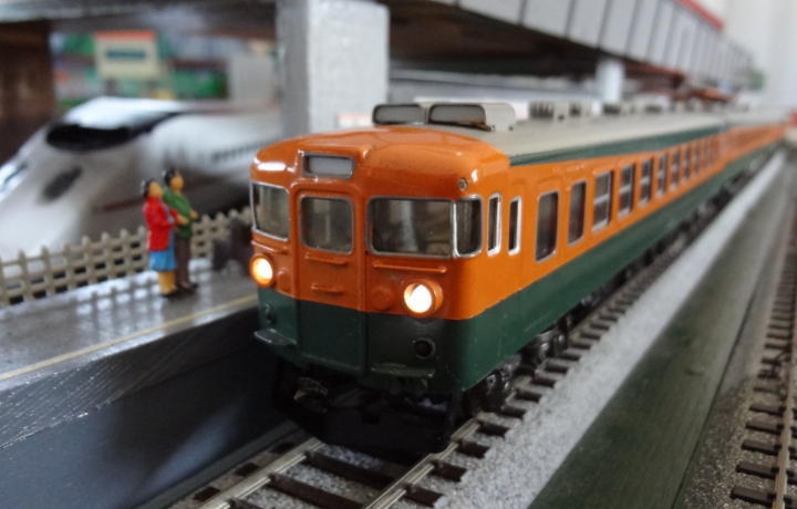 KTM カツミ 165系 HOゲージ 国鉄 中古 鉄道模型 電車 4両 セット クハ 4