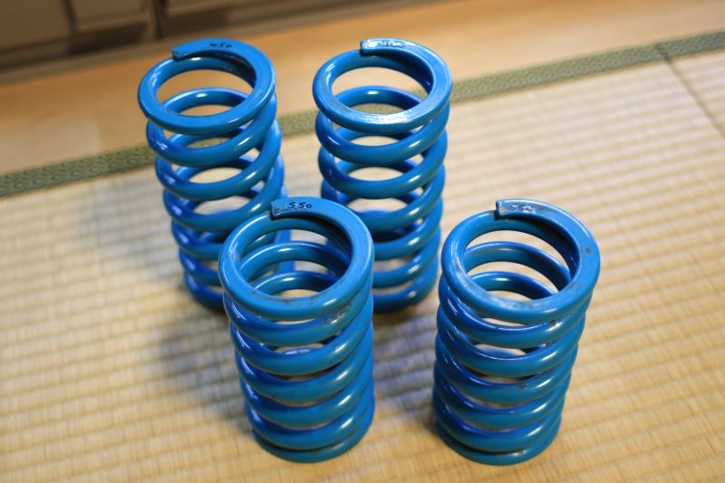 2026，限定セール ロータスエリーゼ エキシージ エクシージ Nitron Single Adjustable suspension用カスタムレートスプリング４本＋ヘルパースプリングセット(サスペンション)｜売買されたオークション情報、yahooの商 その他