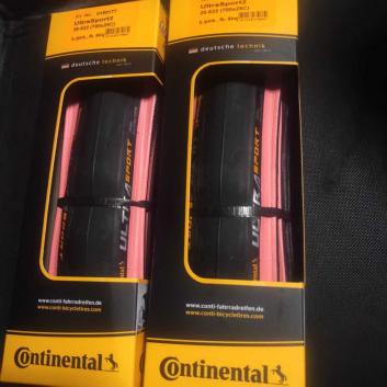 限定SALE，お買い得 ピンク 25C コンチネンタル ウルトラスポーツ2 2本セット 700&times;25C Continental UltraSport2 クリンチャー(700C（クリンチャー、WO）)｜売買されたオークション情報、yahooの商品情報をアーカイブ公開 タイヤ