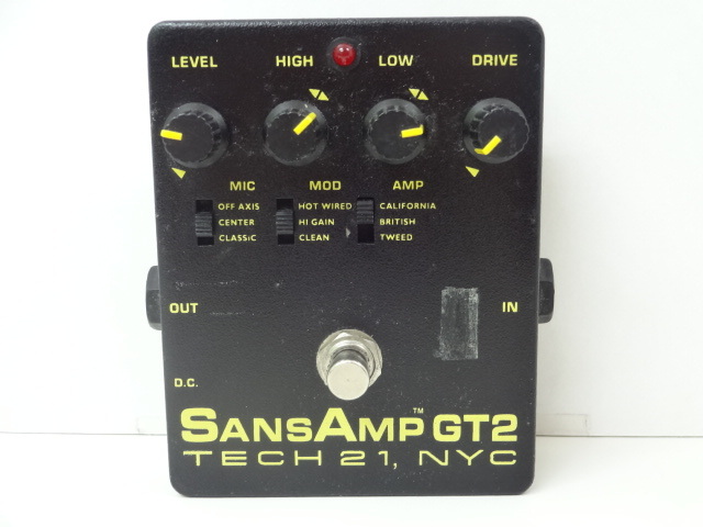 楽器・機材 SansAmp GT2 名機 サンズアンプ TECH 21 NYC エフェクター