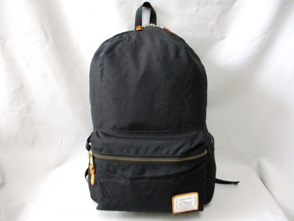 【M874】Otias/オティアス◇リュックサック　CORDURA　BK　背当てクッション付　H43cm