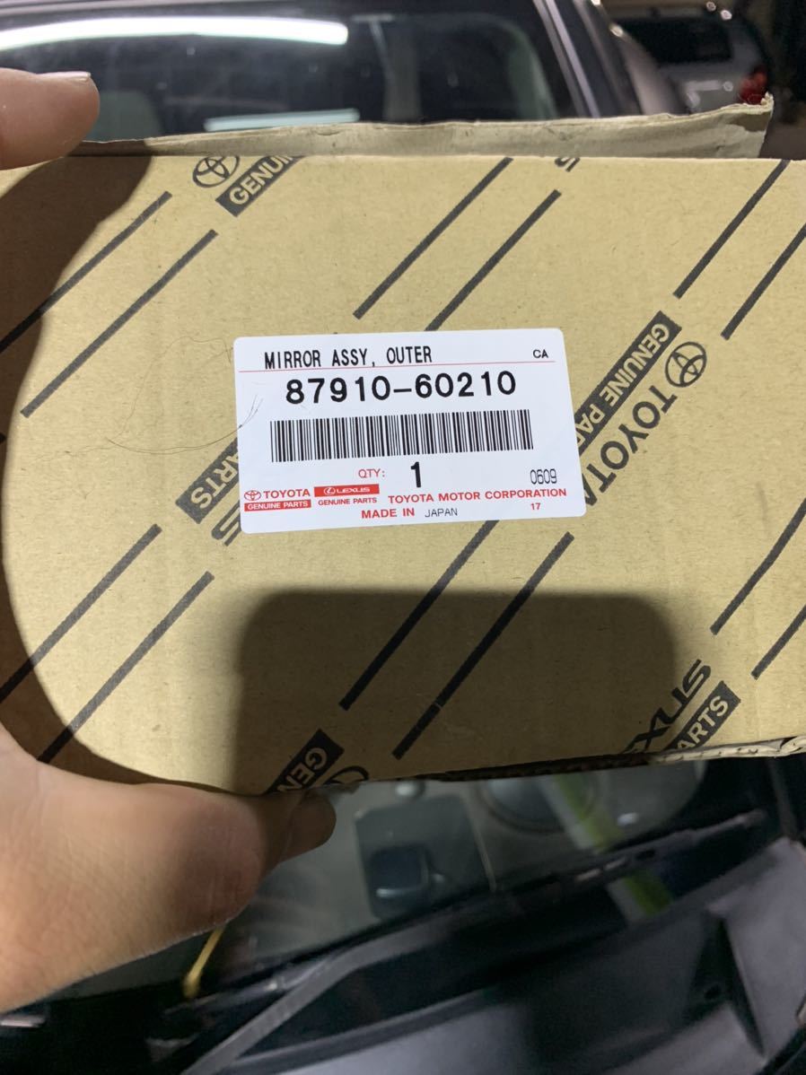 80 ランクル　純正　フェンダー　ミラー　新品　未使用_3