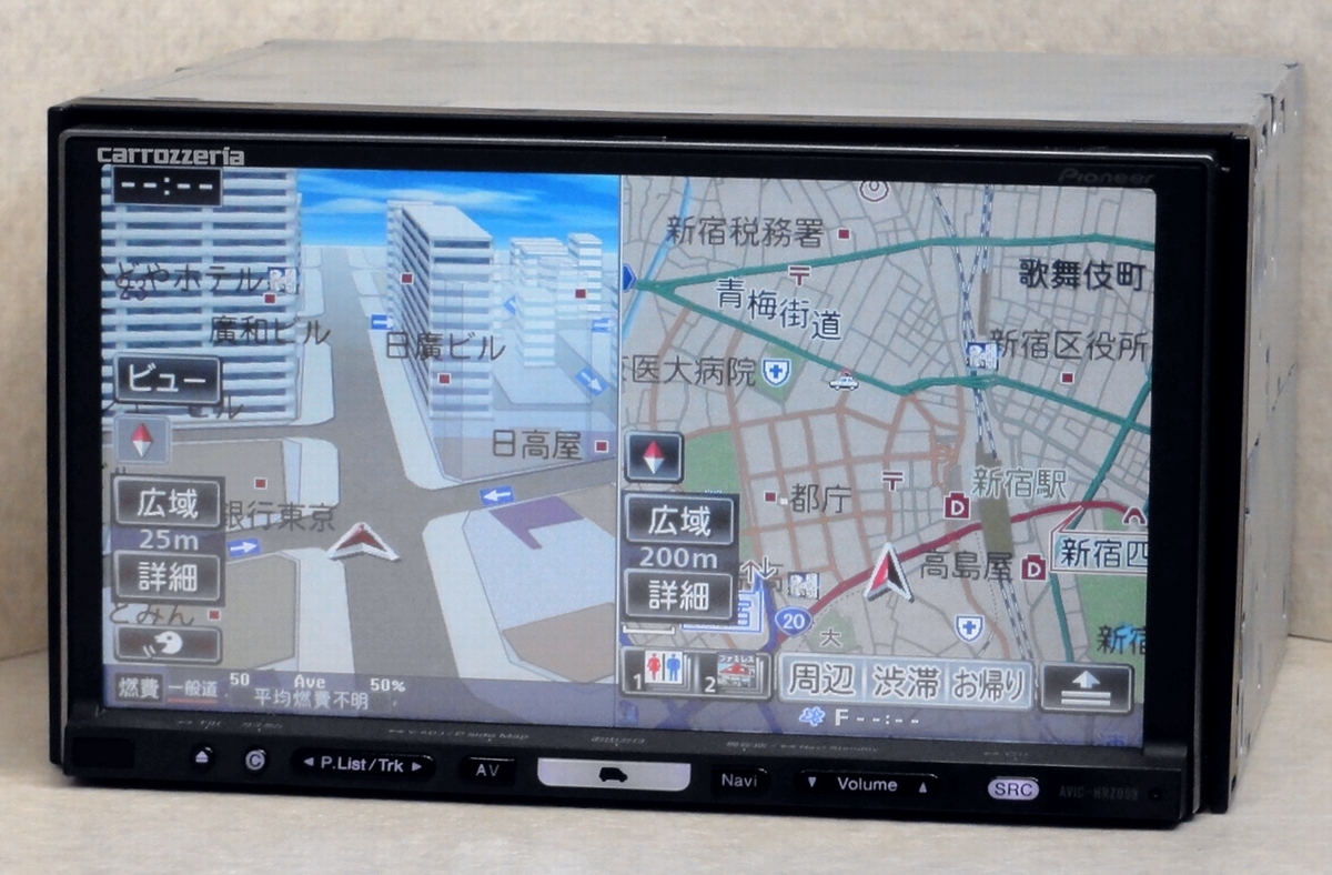 AVIC-HRZ099 最新2019年第2版地図&オービスデータ フルセグ 動作保証
