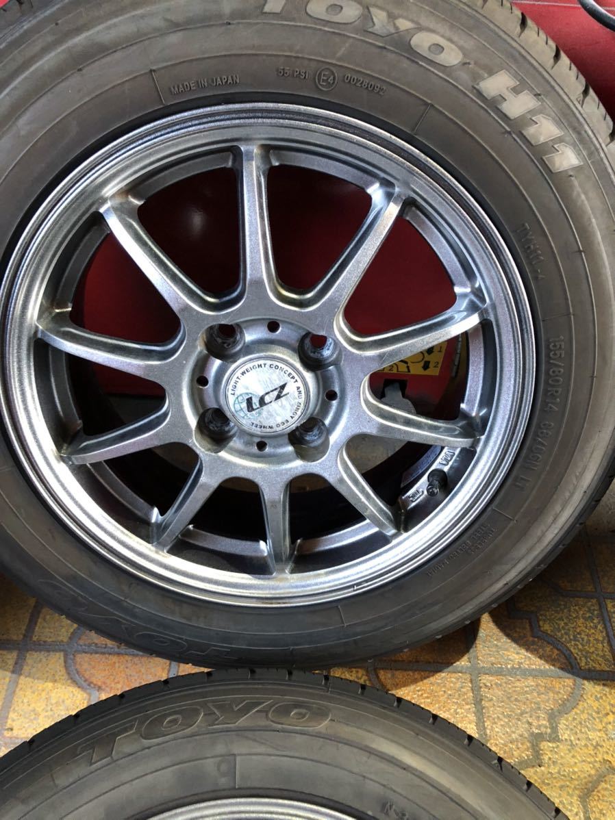 \1円スタート人気軽量アルミホイールハイグロストヨタプロボックス　軽四トラック　箱バンに装着できます。送料無料_2