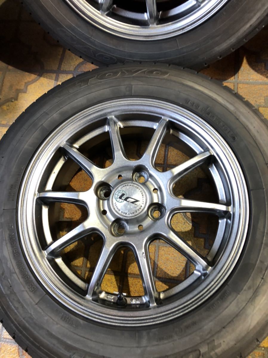 \1円スタート人気軽量アルミホイールハイグロストヨタプロボックス　軽四トラック　箱バンに装着できます。送料無料_3