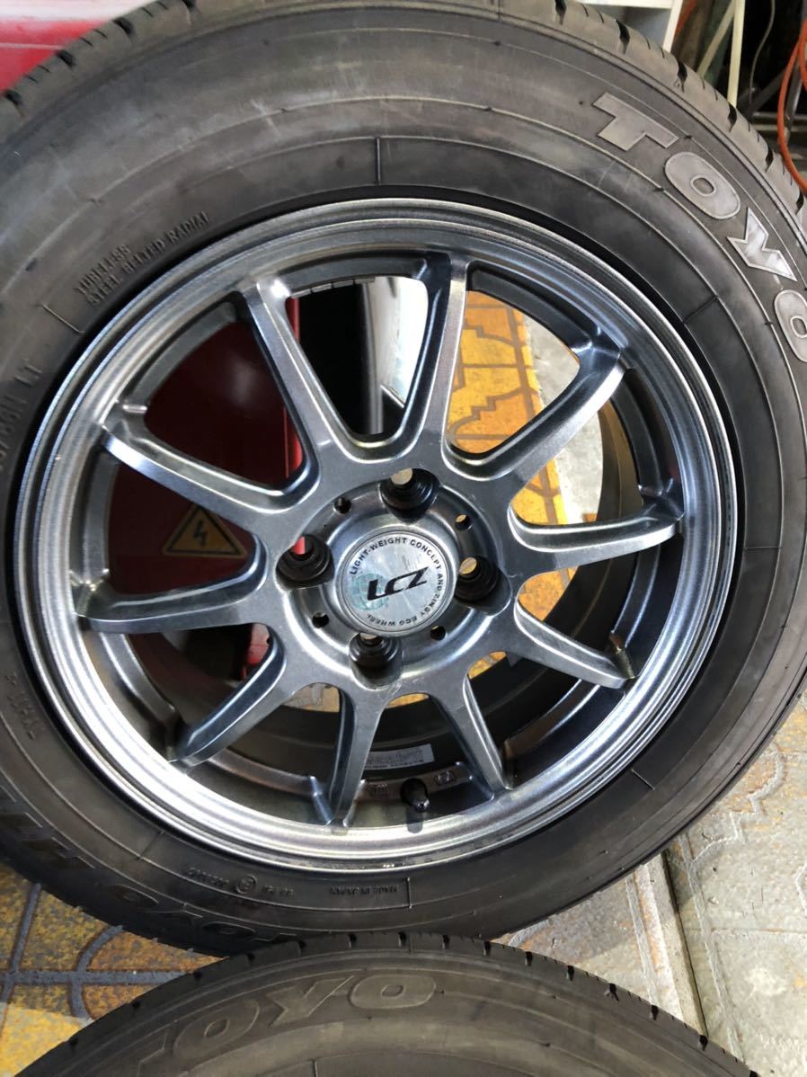 \1円スタート人気軽量アルミホイールハイグロストヨタプロボックス　軽四トラック　箱バンに装着できます。送料無料_4