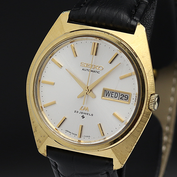 ロードマチック セイコー 5606-7000 SEIKO LM 動作品 LORD 1円 1円から