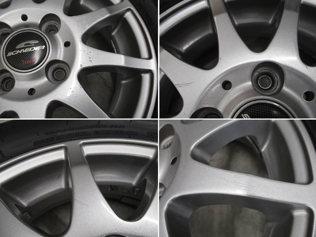 即決 A-TECH シュナイダー 13インチ社外アルミホイール 2018年製造