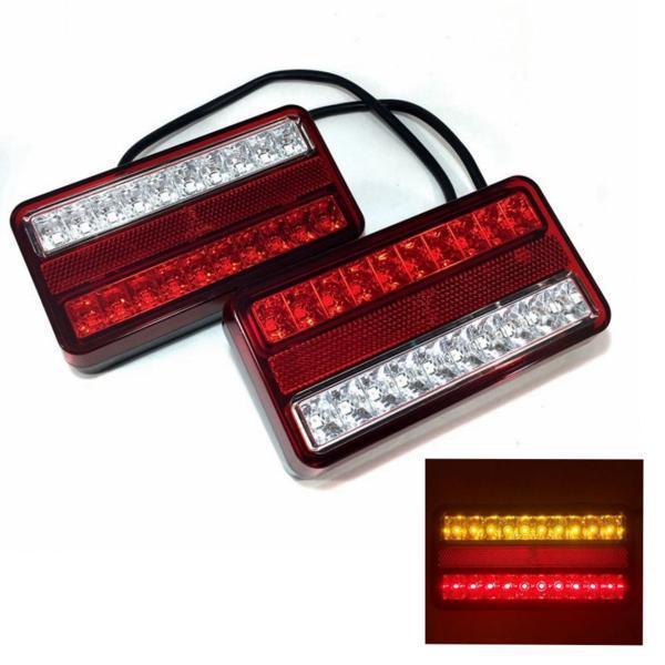 LED | 12V 防水 20連 汎用 テール ランプ テールランプ 搭載 高輝度 