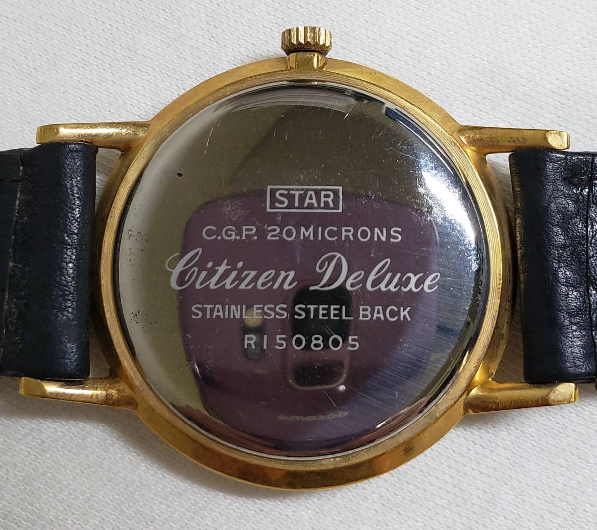 CITIZEN tank ライトハウス 金 デットストック エナメル 稼働品