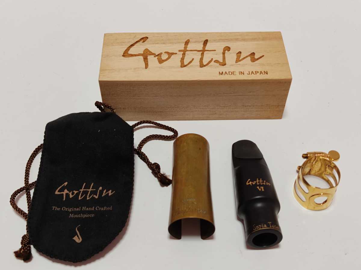 Gottsu SepiaTone VI Alto #5 wood stone リガチャー Berg Larsen
