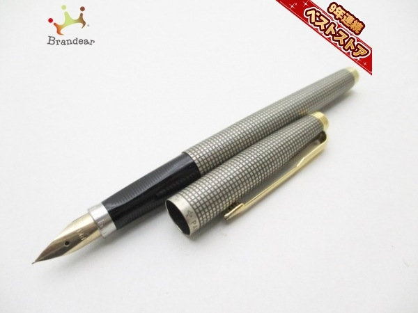 パーカー PARKER 万年筆 - シルバー×金属素材 ゴールド インクなし