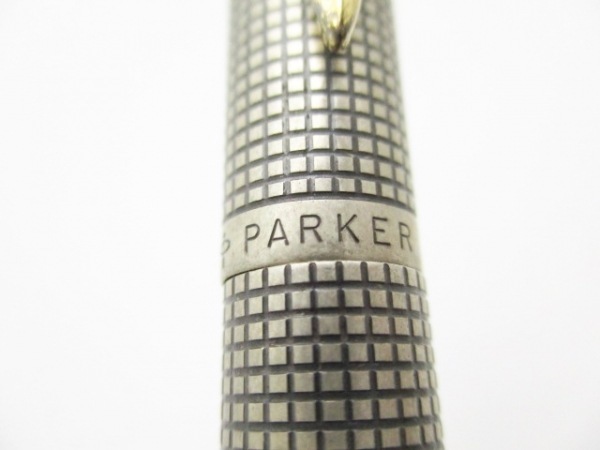 パーカー PARKER 万年筆 - シルバー×金属素材 ゴールド インクなし