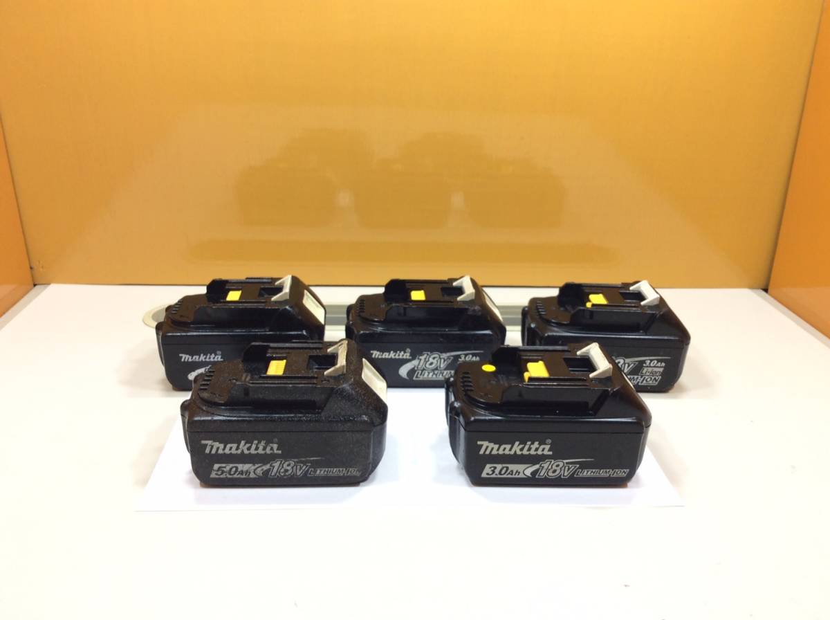 新作入荷，正規品 マキタ 18V バッテリー 5個 セット 品(パーツ)｜売買されたオークション情報、yahooの商品情報をアーカイブ公開 - オークファン インパクトドライバ