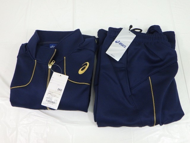 最安値，限定セール a06 江南高校 体操服 体操着 asics アシックス トレーニングシャツ+ハーフパンツ サイズ3XO 上下セット ①(アシックス)｜売買されたオークション情報、yahooの商品情報をアーカイブ公開 - オーク ジャージ